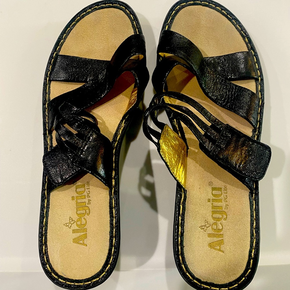 Alegria Lei Wedge Sandals - New